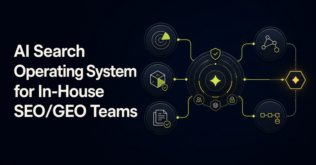 AI Search Operating System for In-House SEO/GEO Teams