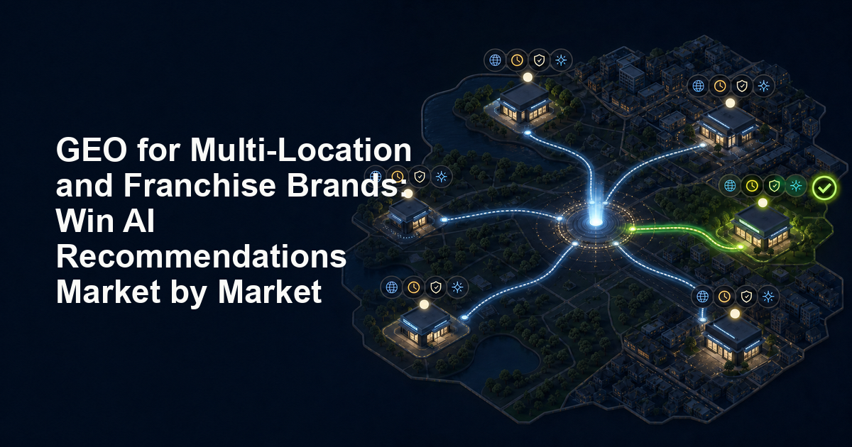 GEO for Multi-Location and Franchise Brands: Win AI Recommendations Market by Market