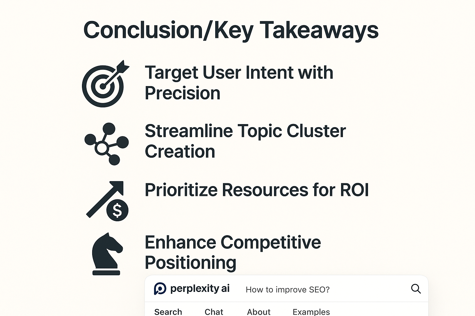 Conclusion/Key Takeaways infographic