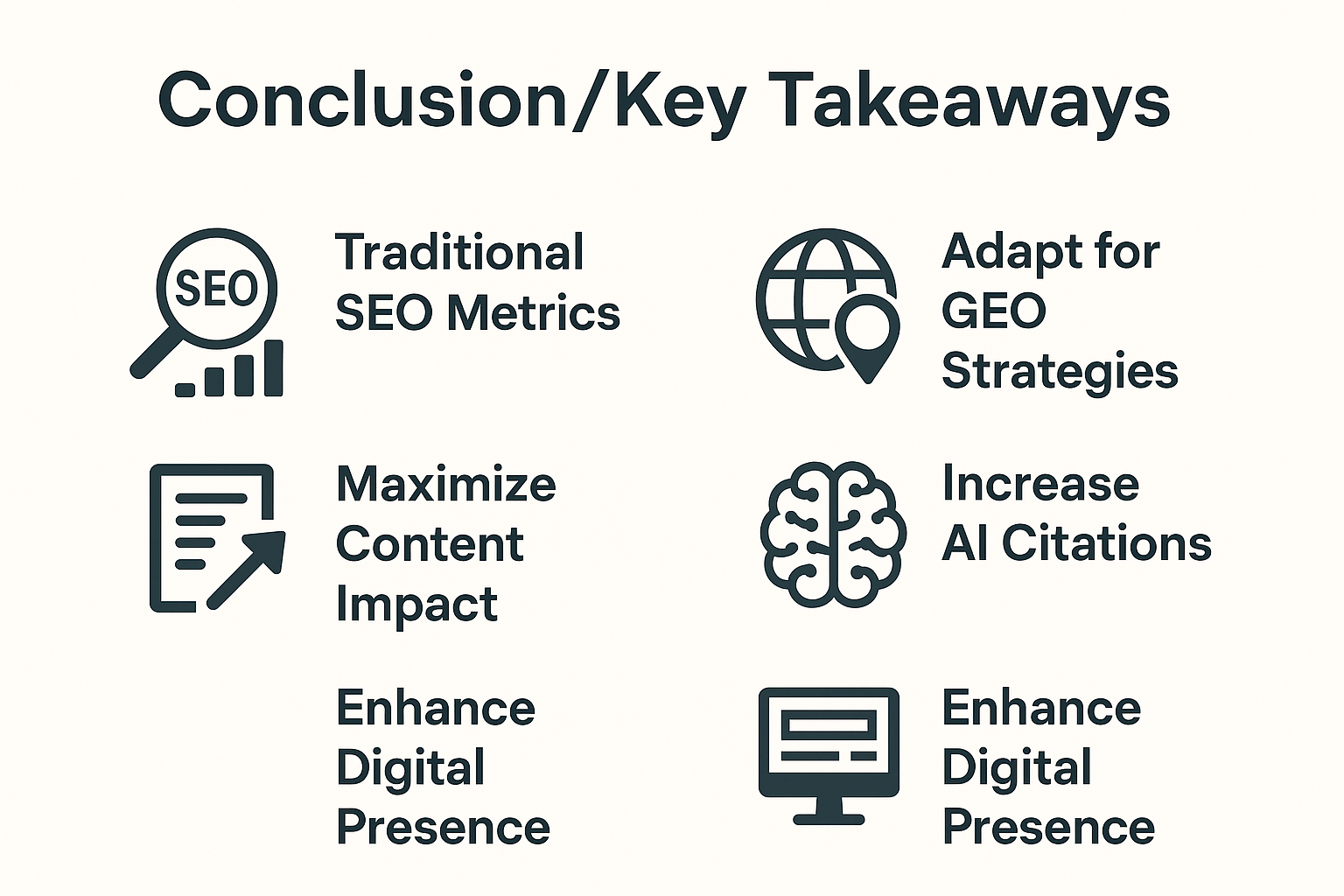 Conclusion/Key Takeaways infographic