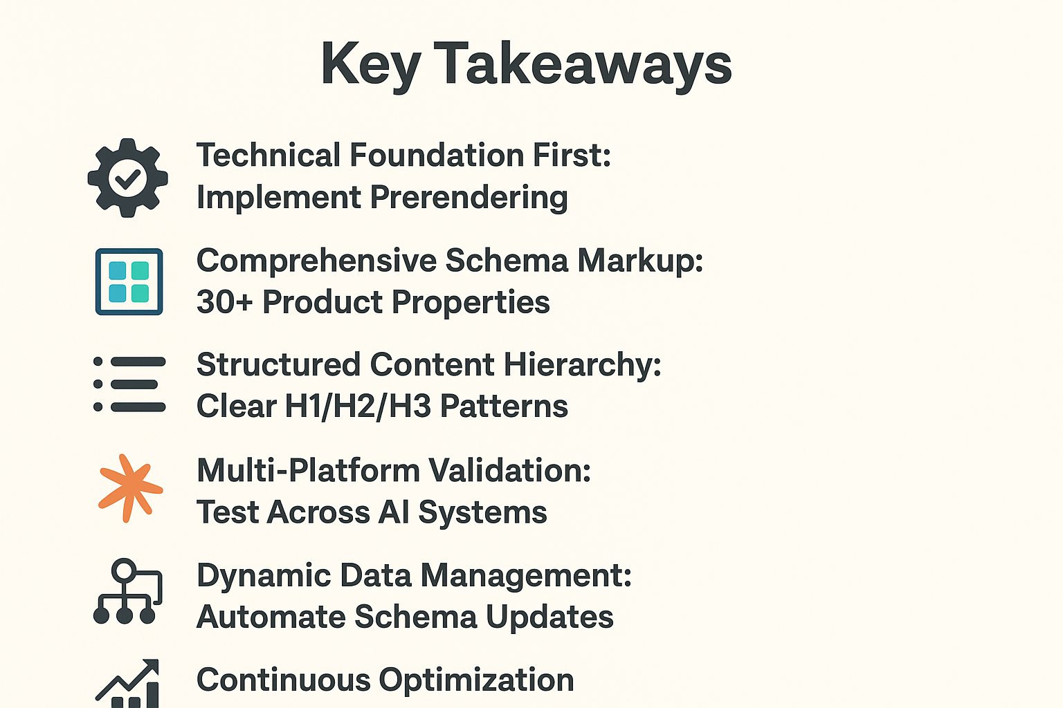 Key Takeaways infographic