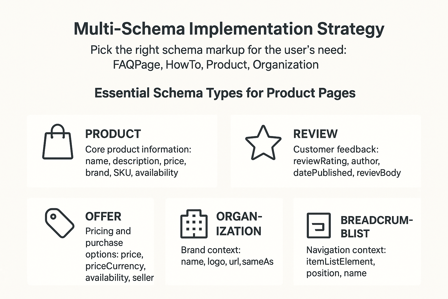 Multi-Schema Implementation Strategy infographic